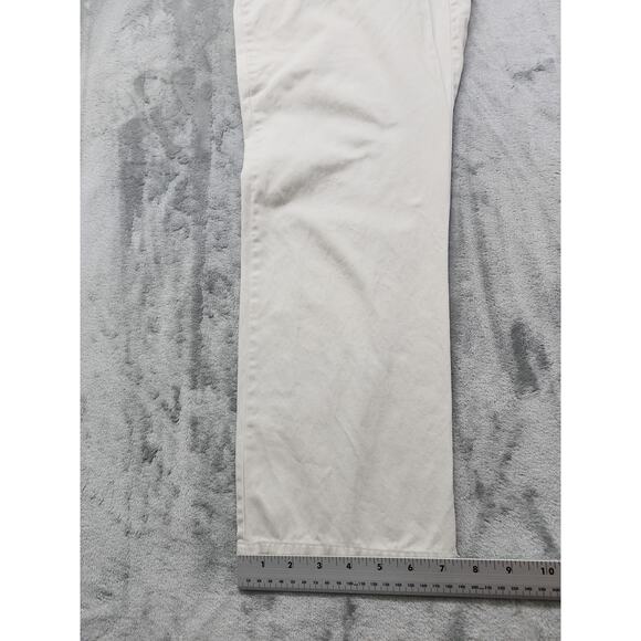 Lands End High Rise Tapered Chino Pant Size 10 Beige Cotton Casual Office Preppy - Picture 10 of 11